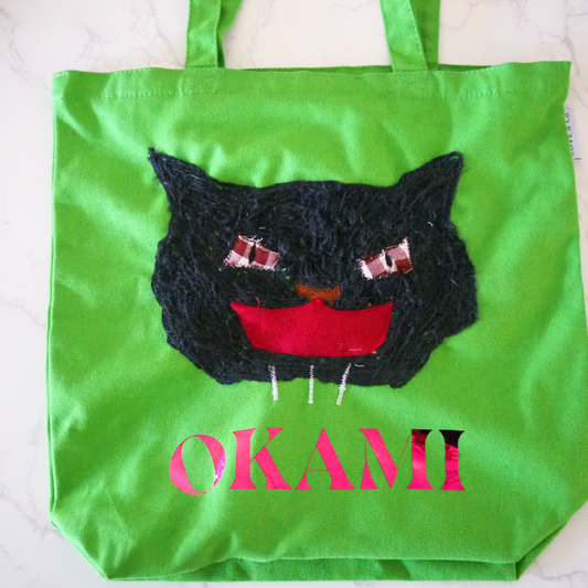 怒りのおかみちゃんトート – 変な人よけ効果(多分)つき