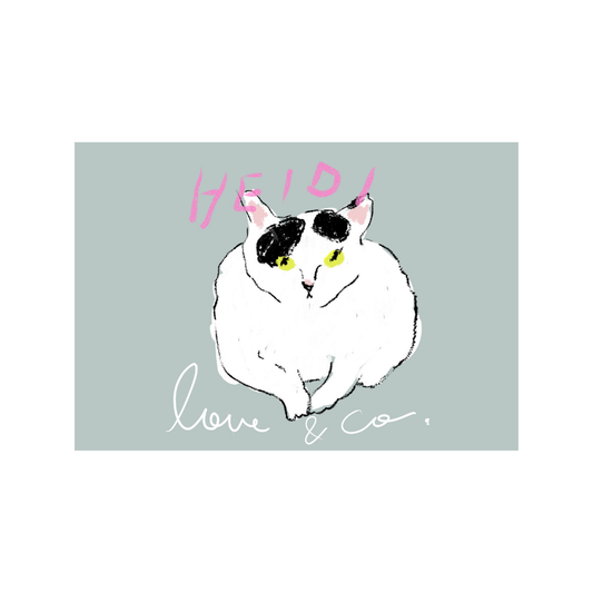 ラブコCATS デジタルアート/ HEIDI