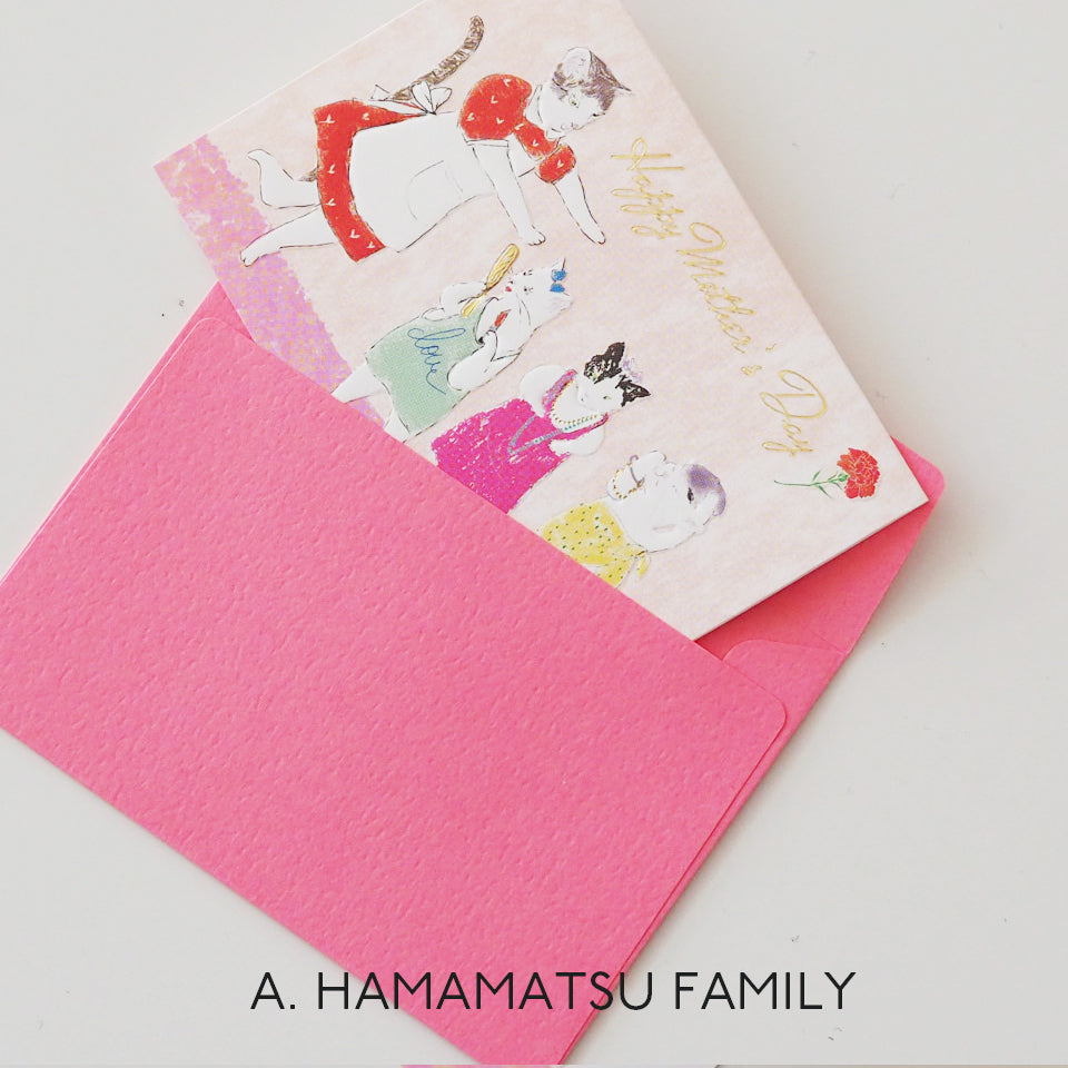 母の日カード MOTHER'S DAY MINI GREETING CARD