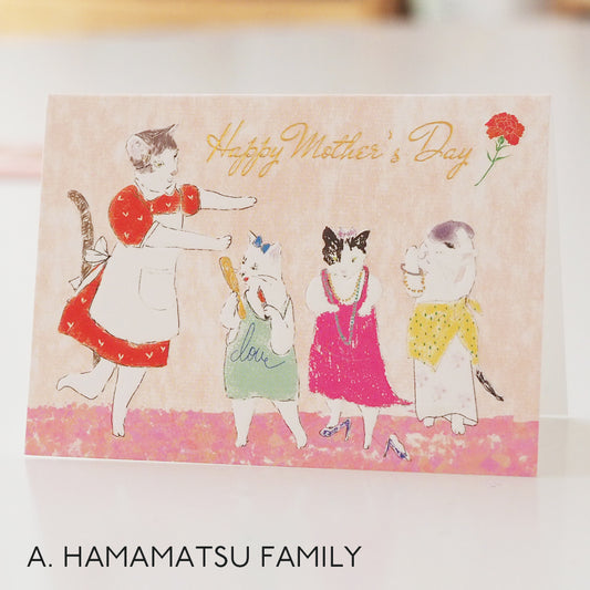 母の日カード MOTHER'S DAY MINI GREETING CARD