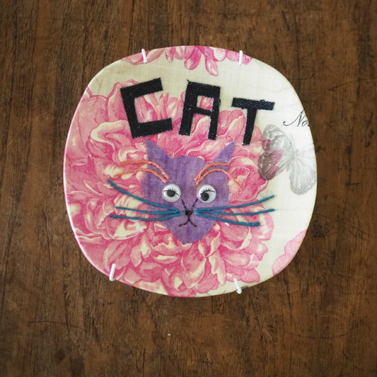 【 UKIKI STORE】WALL ART デコパージュプレート