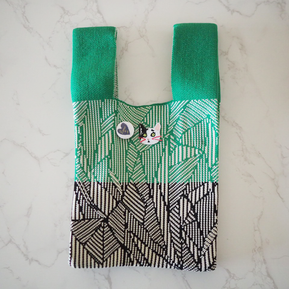 (4/13 20:00より販売)まゆゆの刺繍ニットバッグ with ドリップコーヒー
