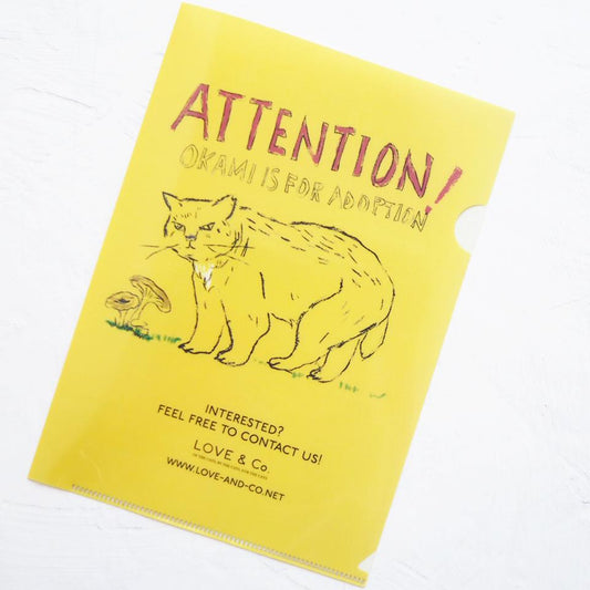 おかみちゃんのクリアファイル