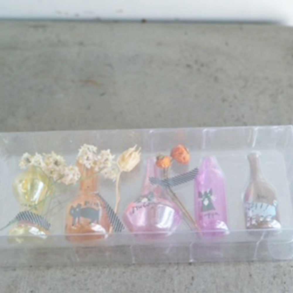 コトノハキッズの小さな花瓶のセット(小さなドライフラワーつき)