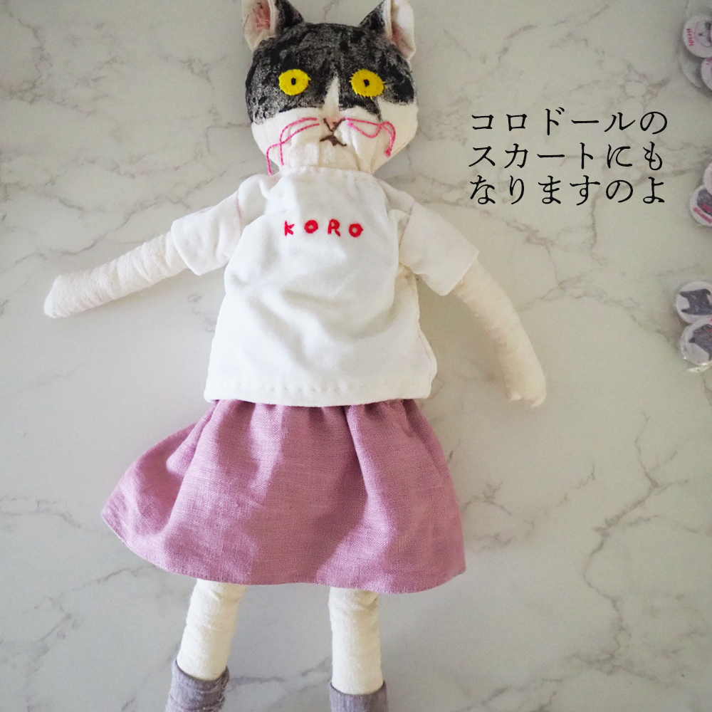 ケイコヤマシタのアームシュシュ ラブコCATミニ缶バッジつき