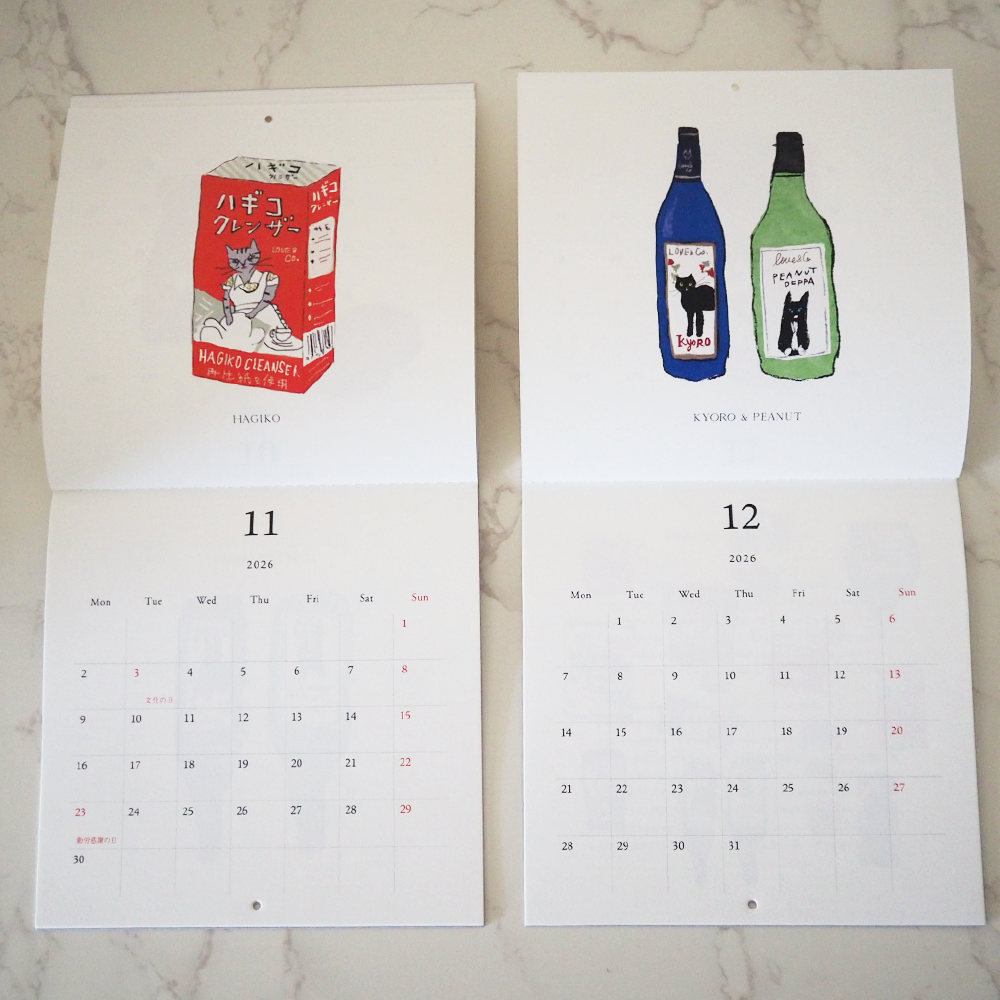 2026 LOVE & Co.WALLカレンダー