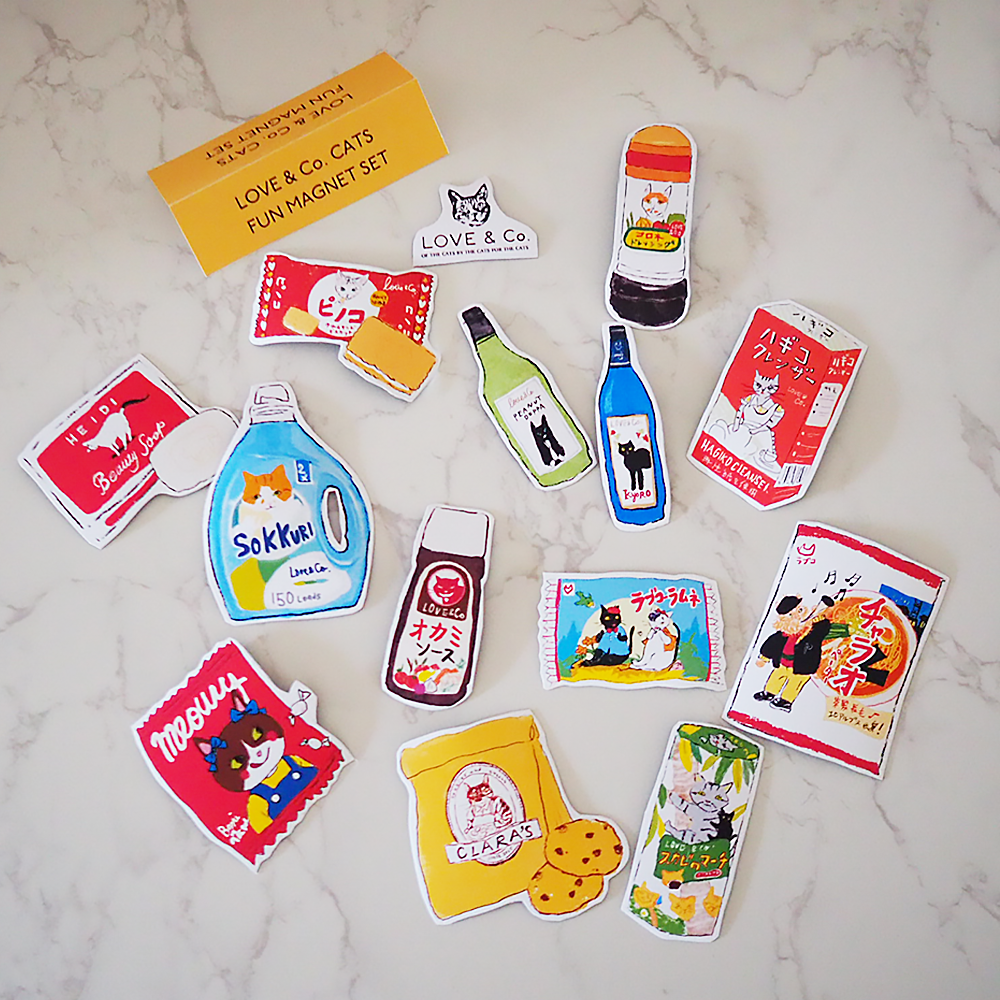 2026 カレンダーCAT のマグネットセット