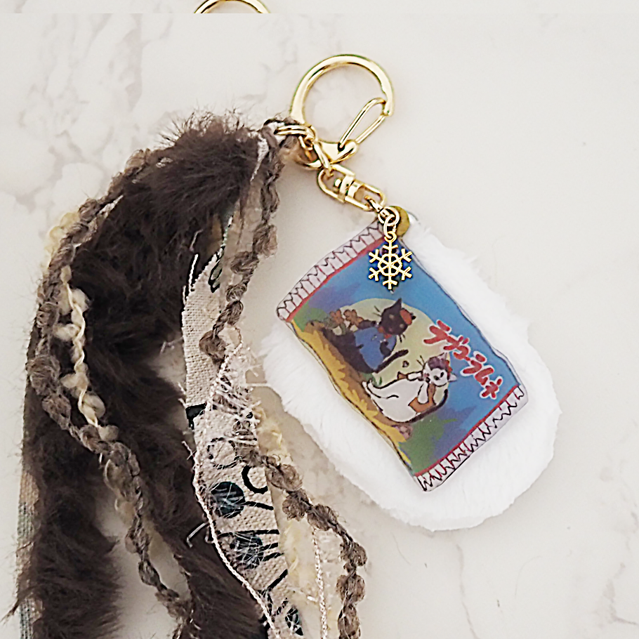 カレンダーイラストのプラ板キーホルダー（全12種）