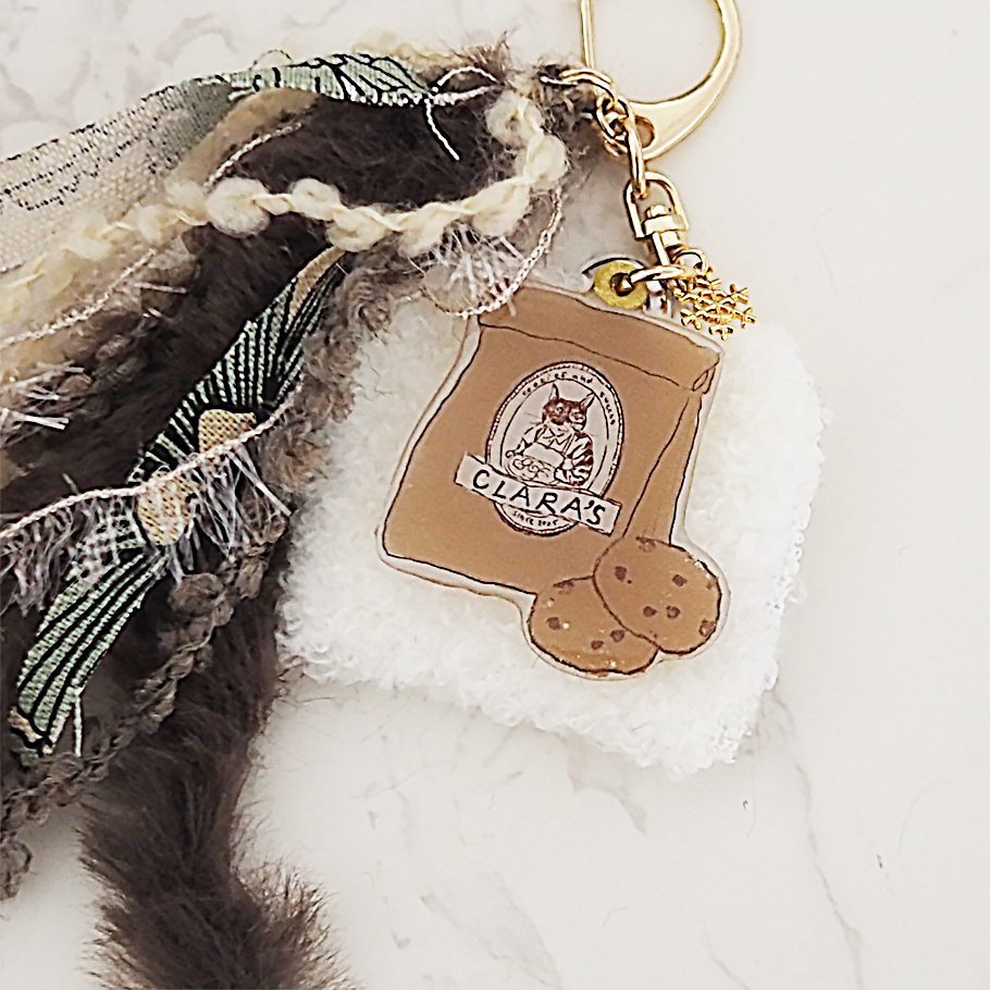 カレンダーイラストのプラ板キーホルダー（全12種）