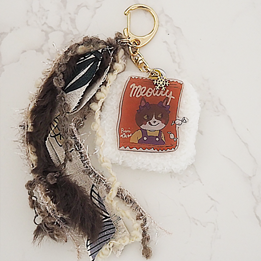 カレンダーイラストのプラ板キーホルダー（全12種）