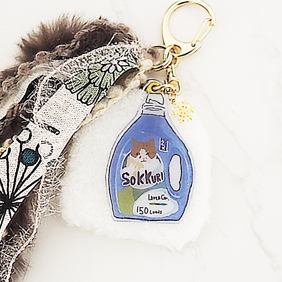 カレンダーイラストのプラ板キーホルダー（全12種）