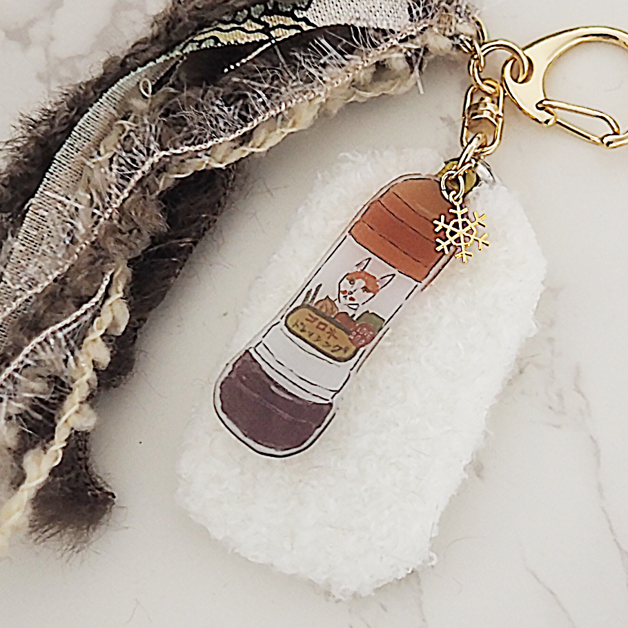 カレンダーイラストのプラ板キーホルダー（全12種）