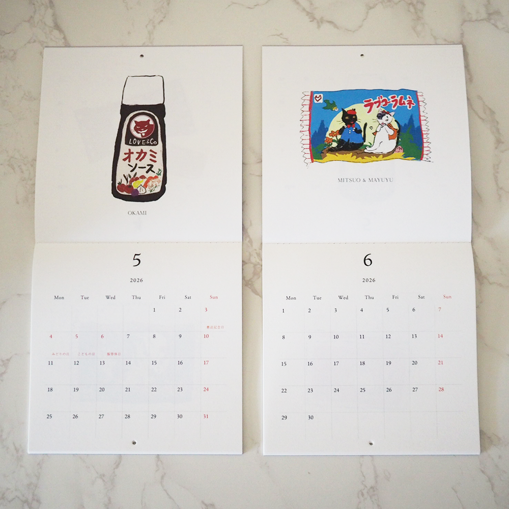 2026 LOVE & Co.WALLカレンダー