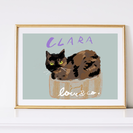 ラブコCATS デジタルアート/ CLARA