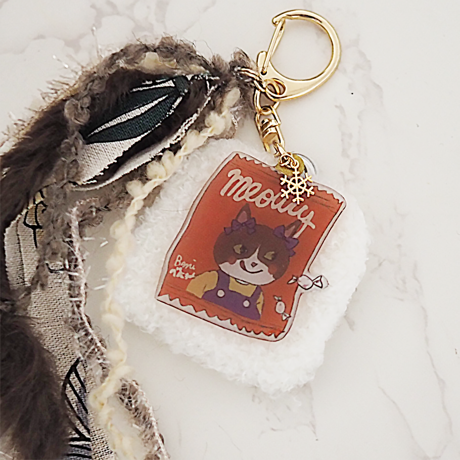 カレンダーイラストのプラ板キーホルダー（全12種）