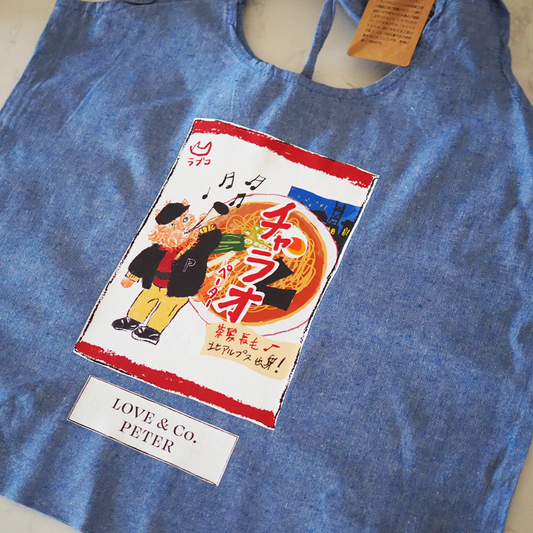 ラブコCATS 　リサイクルコットンマルシェバッグ