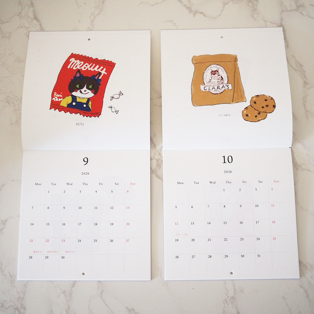 2026 LOVE & Co.WALLカレンダー
