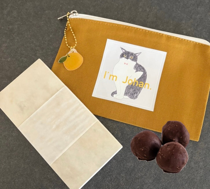 【2/6 20:00発売】そればなさんのはっさくチョコ　ヨハンのポーチ＆キャラメルコーヒーのバレンタインギフト