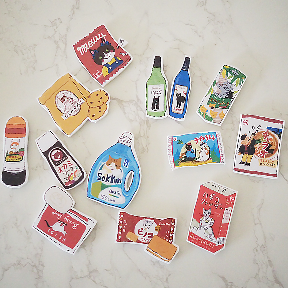 LOVE & Co. カレンダーイラスト ハンドメイド 立体マグネット（厚さ3mm）