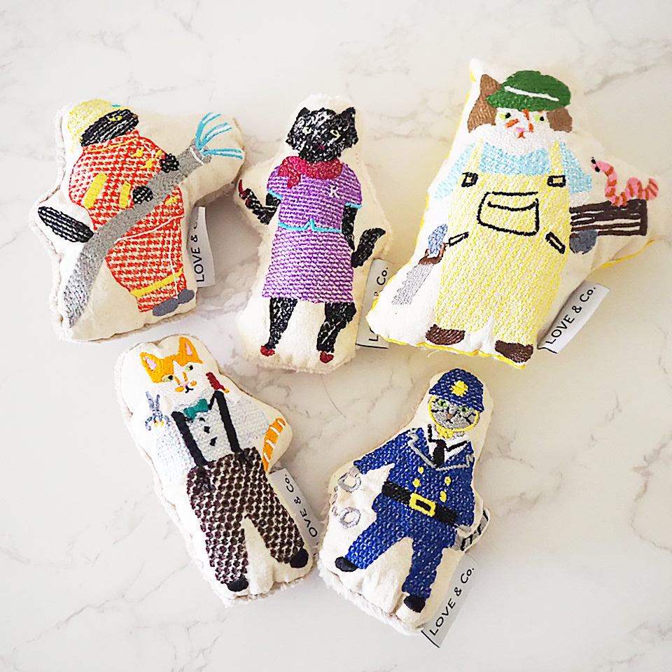 刺繍のラブコCATS ドール  <SMALL>