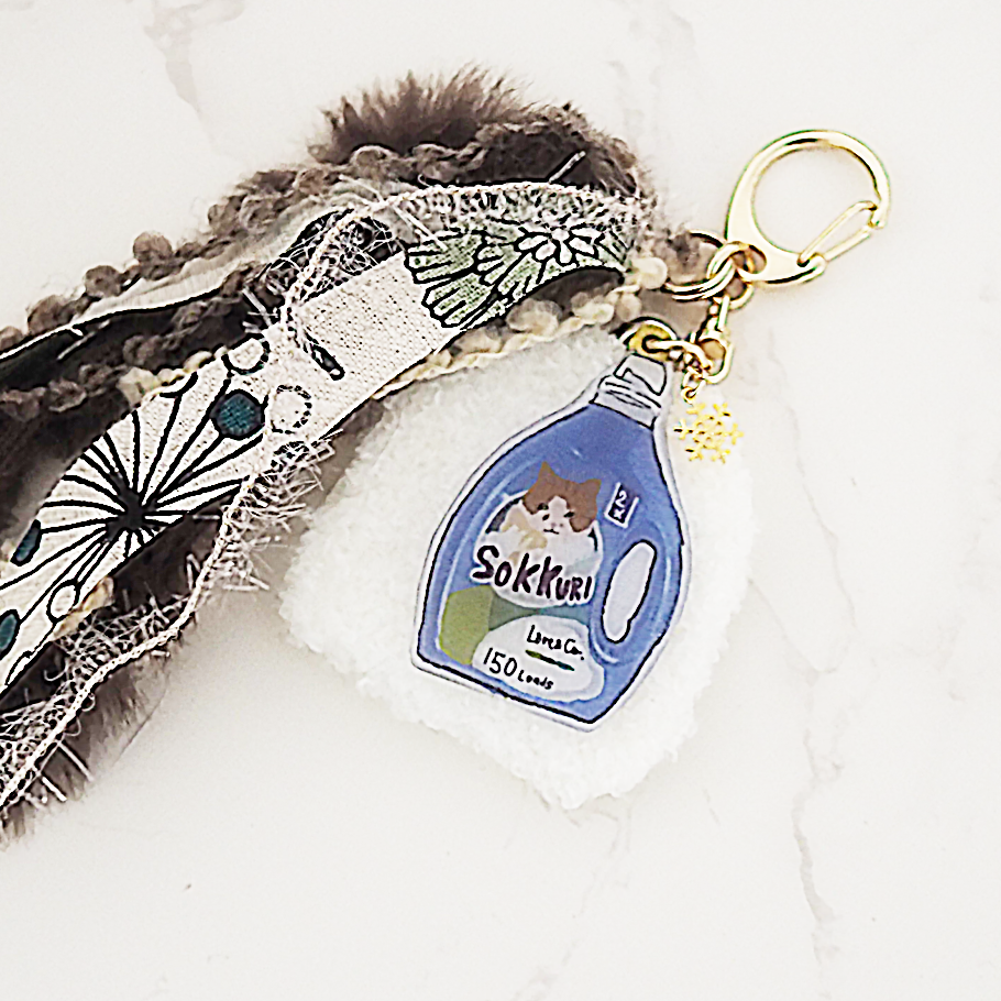 カレンダーイラストのプラ板キーホルダー（全12種）