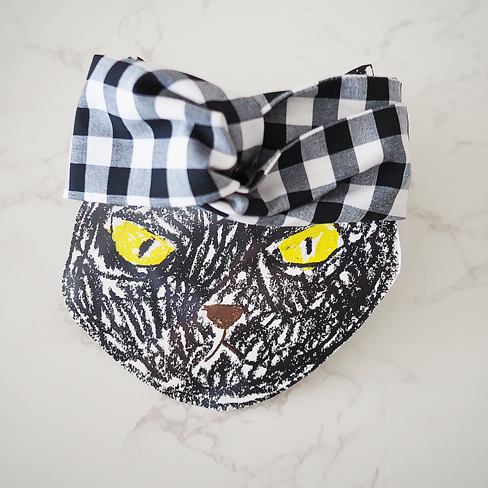 ケイコヤマシタのヘアバンド ラブコCATの台紙付き