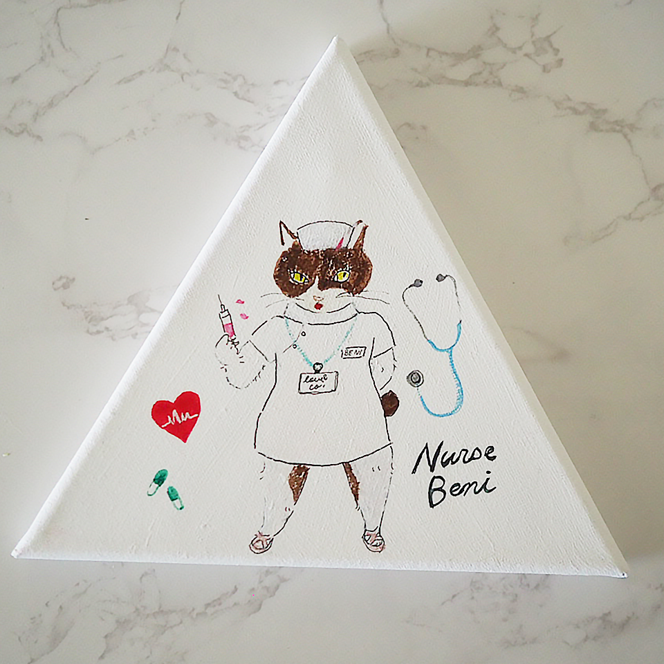 はたらくラブコCATS イラストレーション原画 by yumiimamura