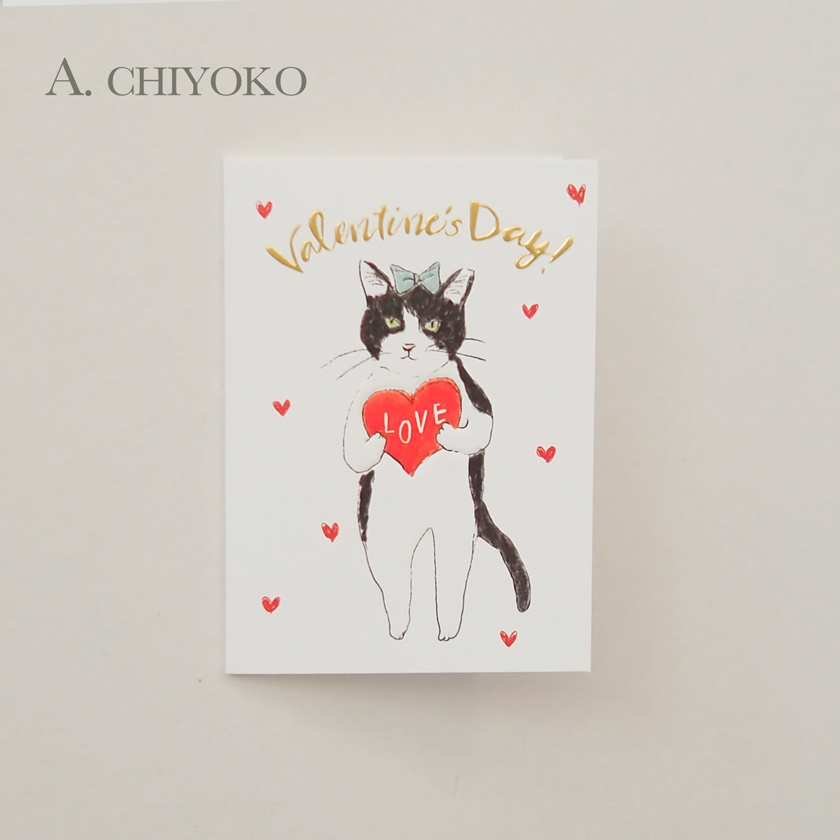 VALENTINE'S DAY  MINI GREETING CARD