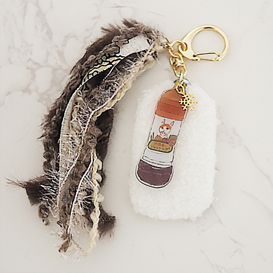 カレンダーイラストのプラ板キーホルダー（全12種）