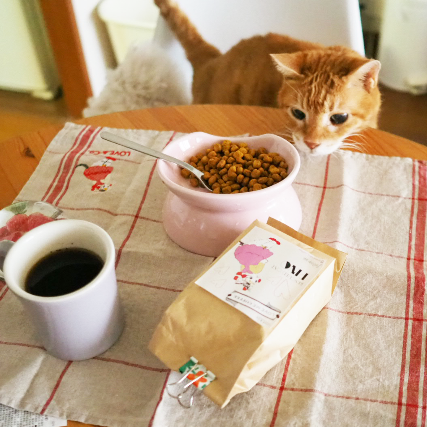 ピノ子の刺繍ランチョンマット【ぼったくりチェキつき】