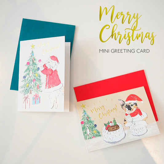 クリスマスカード /CHRISTMAS  MINI GREETING CARD