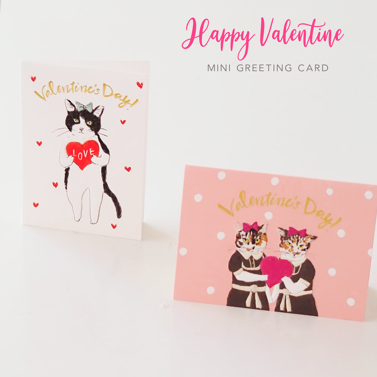 VALENTINE'S DAY  MINI GREETING CARD