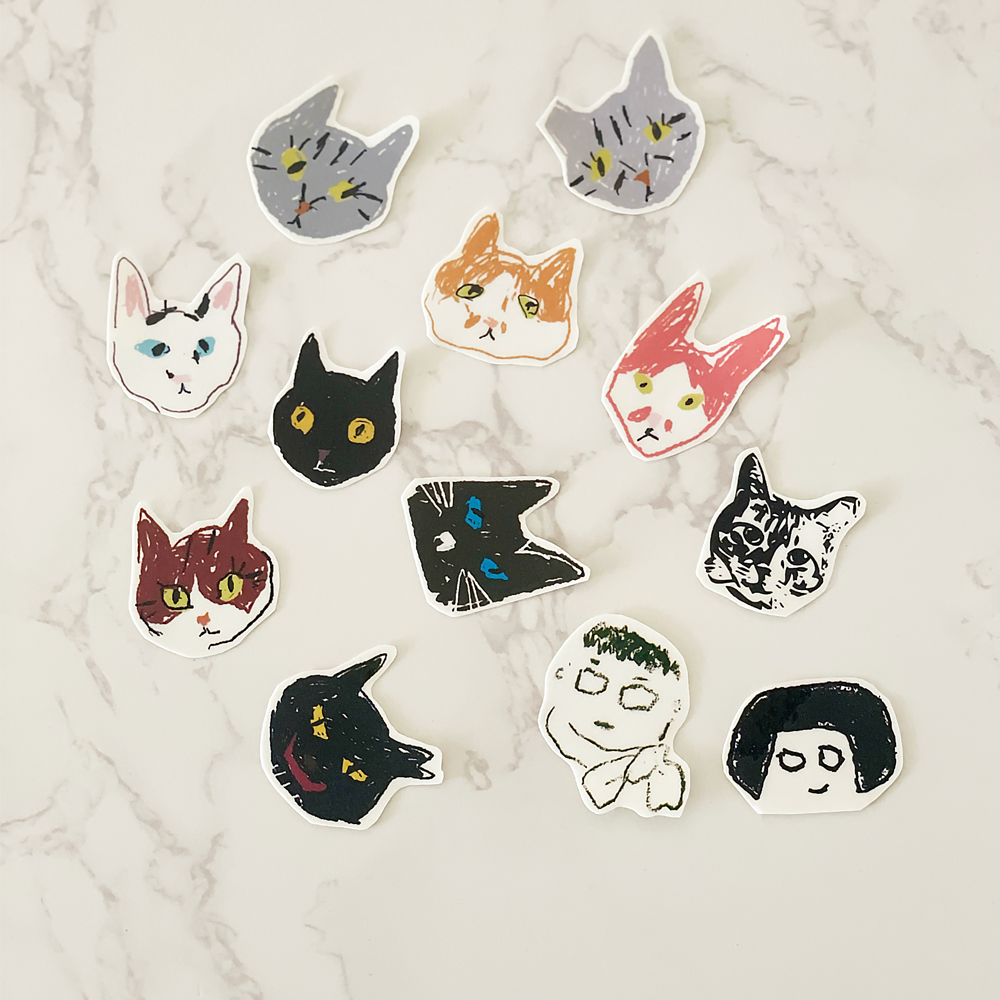 ラブコCATS & フレンズ顔シール