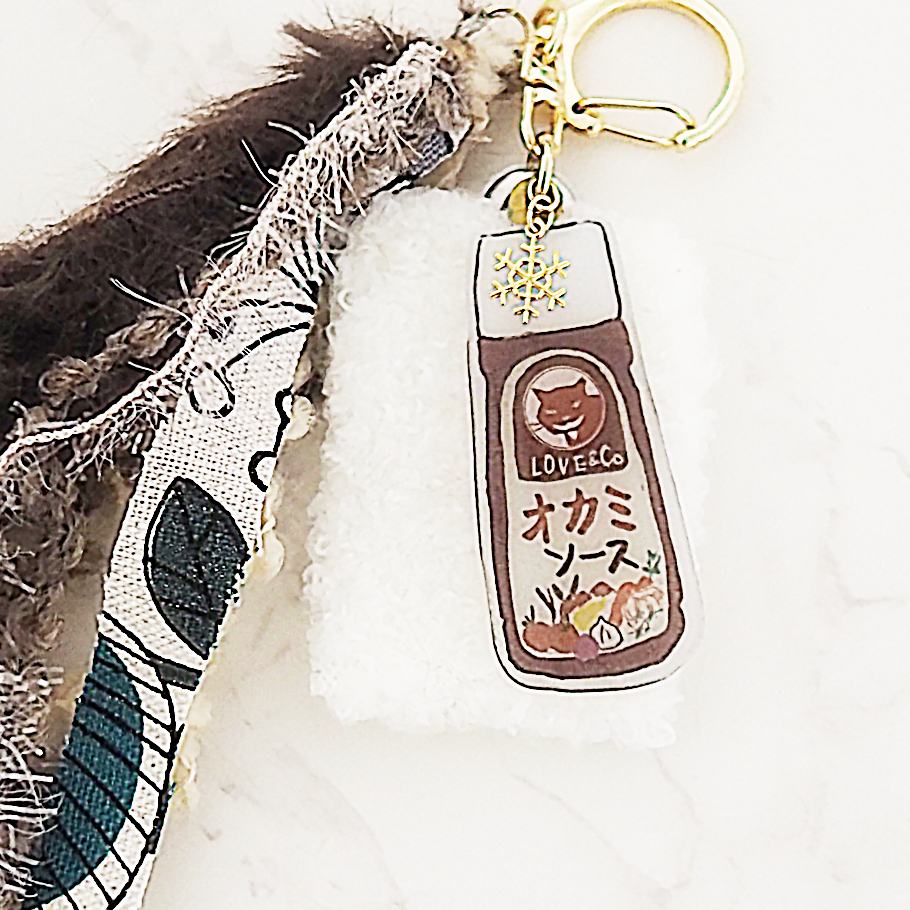 カレンダーイラストのプラ板キーホルダー（全12種）